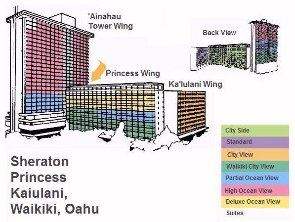 Map Layout Sheraton Princess Kaiulani