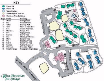 Map Layout Wyndham Kona Hawaiian Resort
